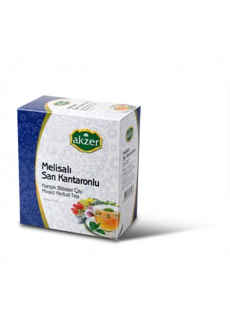 Akzer Melisalı Sarı Kantaronlu Çay 60 Poşet Akzer Melisalı Sarı Kantaronlu Çay 60 Poşet